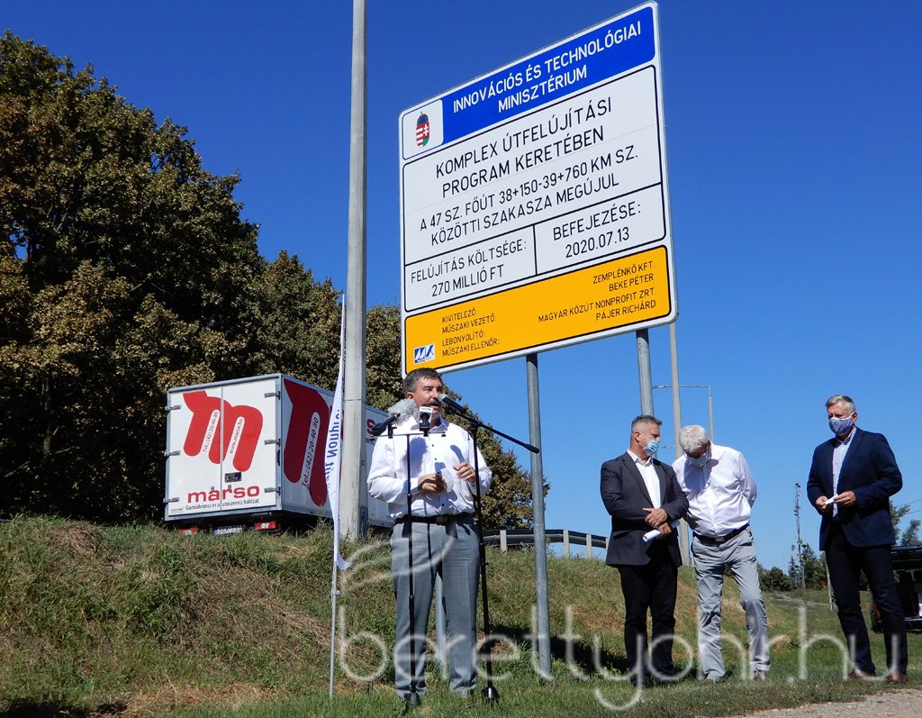 megújult az 47-es főút szentmártoni szakasza 06